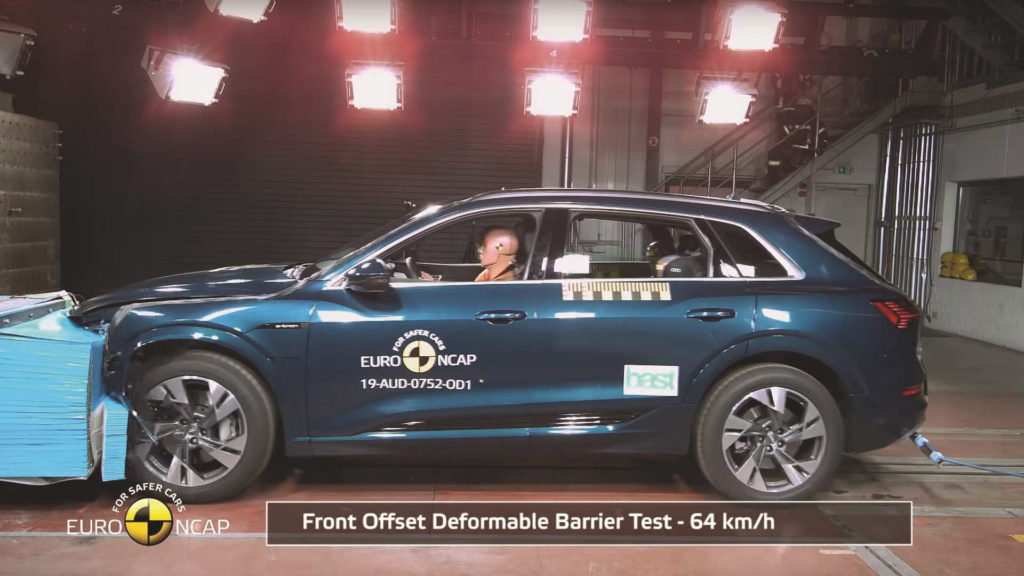 Audi e-Tron, 5 étoiles au crash-test !