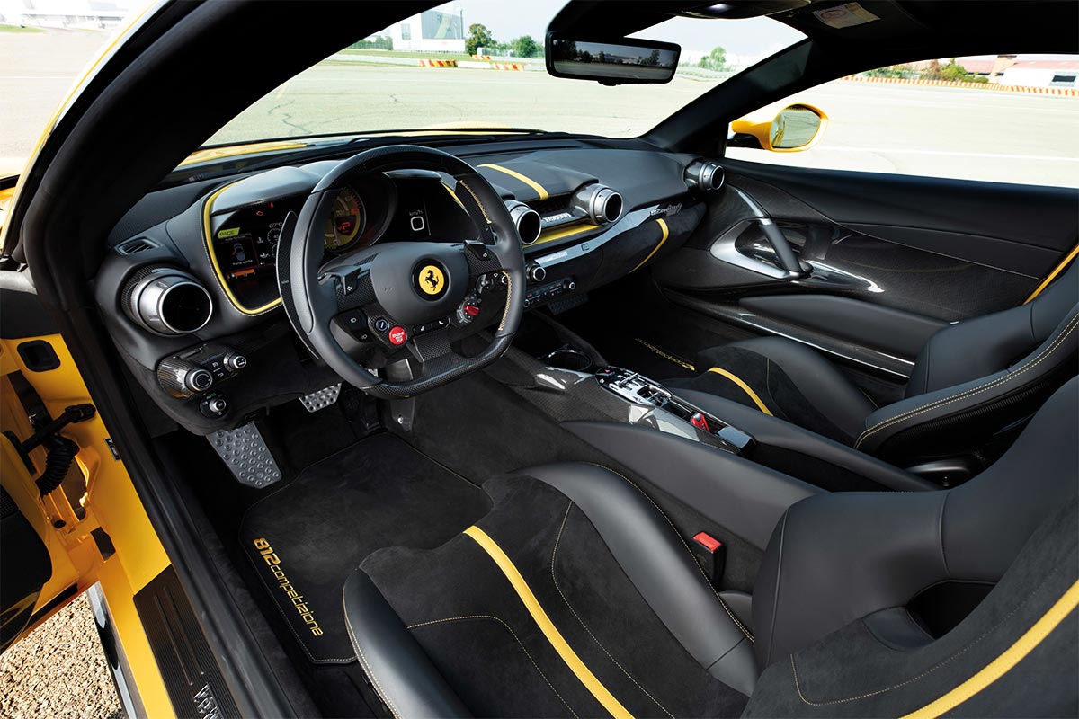 Ferrari 812 Competizione SiÃ¨ges
