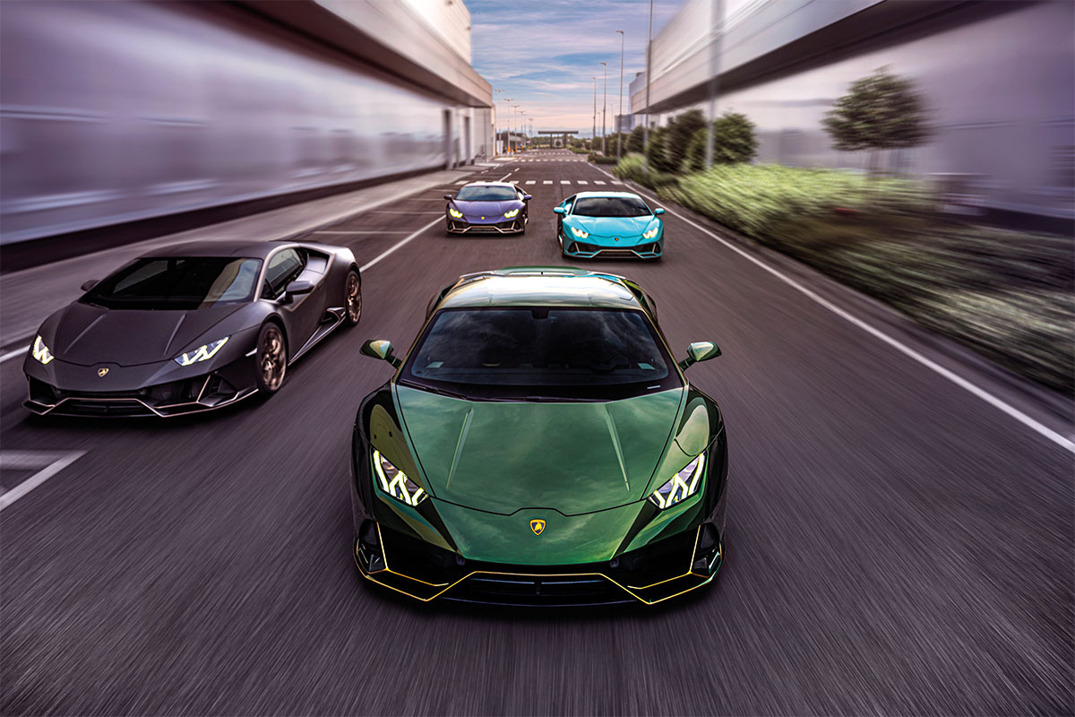 4 modèles Lamborghini