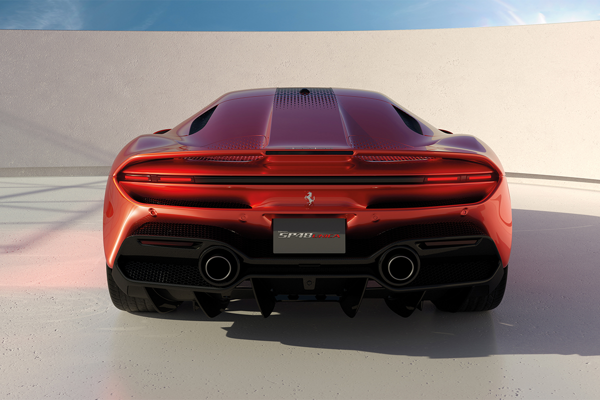 Ferrari SP48 Unica arrière