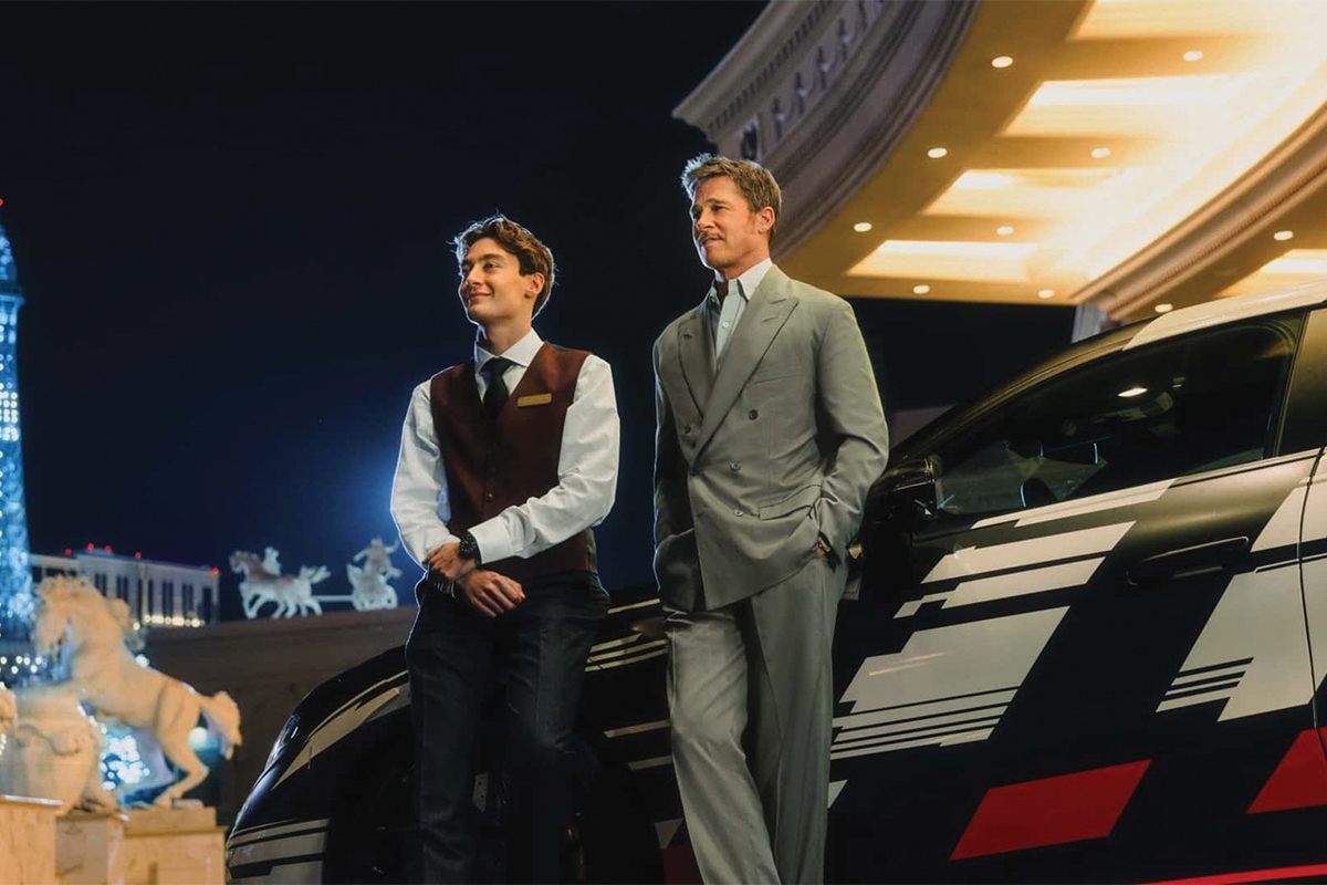 Brad Pitt et futur modèle