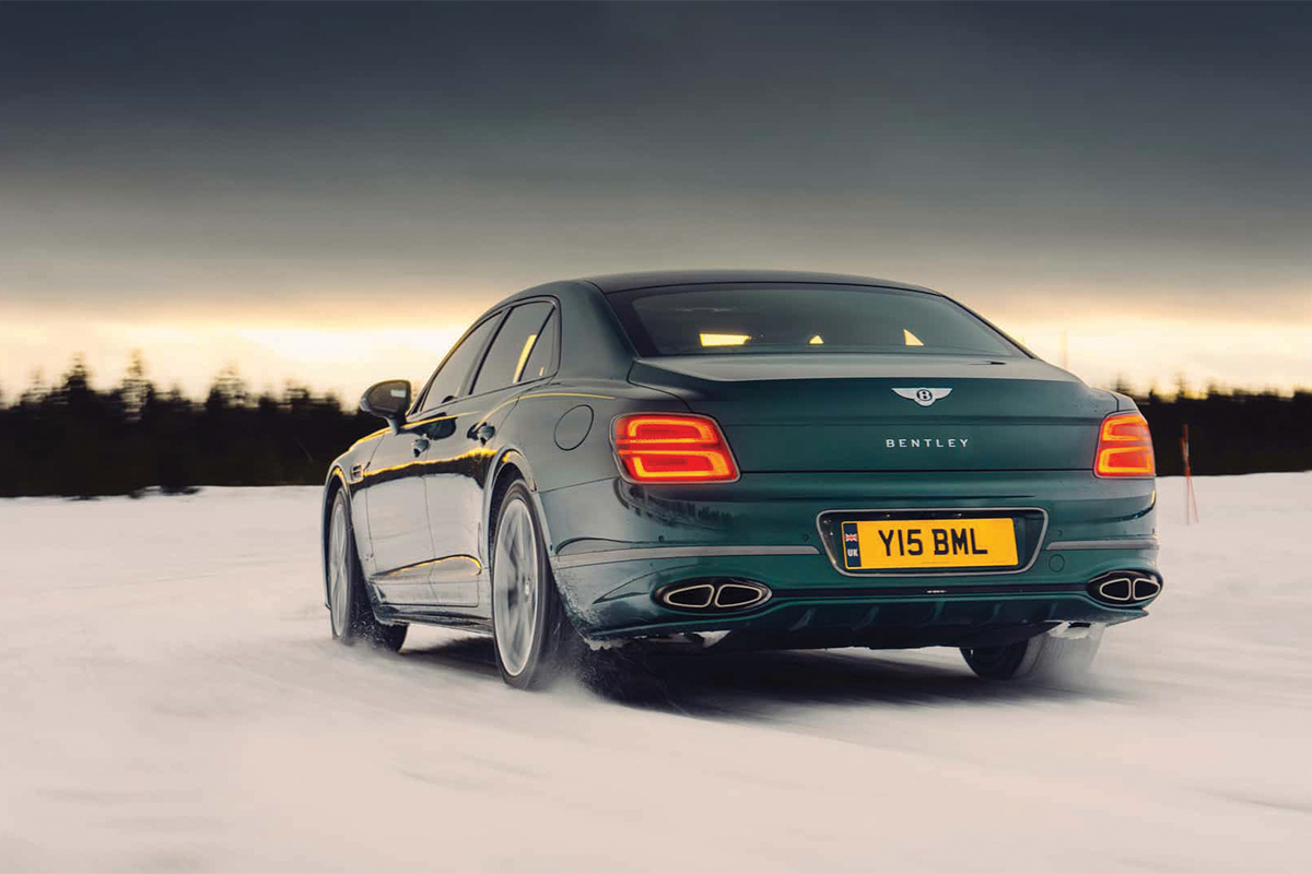 Bentley aime l’hiver 