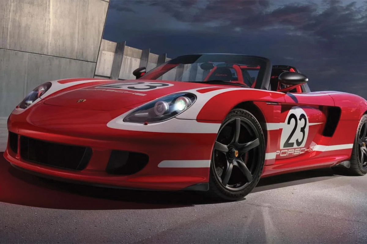 Porsche restaure une Carrera GT