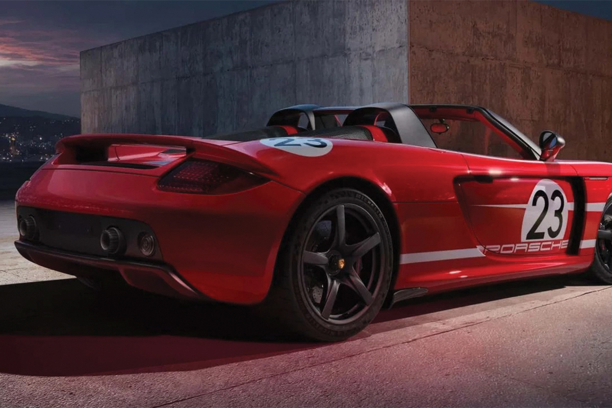 Porsche restaure une Carrera GT