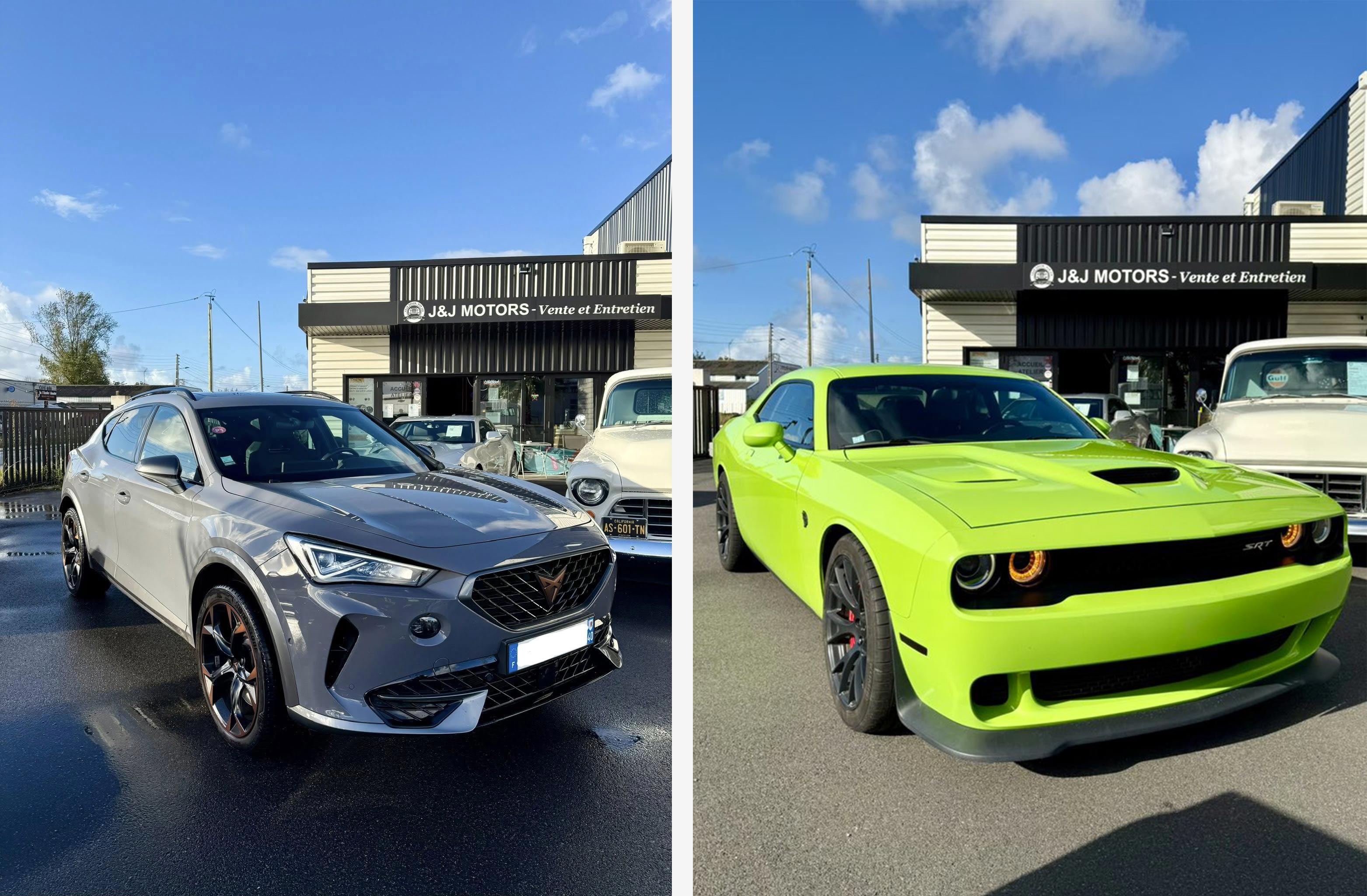 EN STOCK ! Cupra Formentor VZ hybride et Dodge Challenger SRT Hellcat