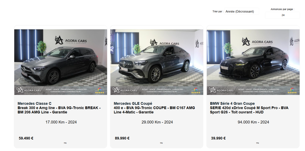 Voitures d'occasion en vente à Toulouse (31)