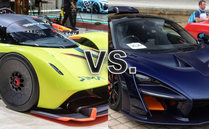 McLaren Senna GTR vs. Aston Martin Valkyrie AMR PRO
