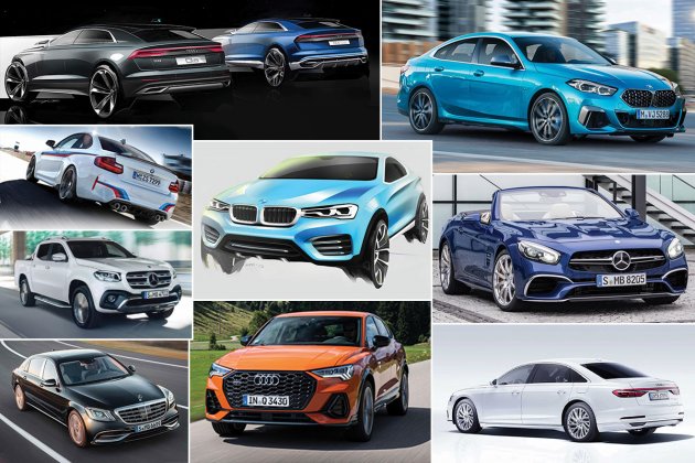 L'essentiel : Une année 2019 stable pour Audi, BMW prépare un petit SUV, Mercedes garde le SL Roadster...