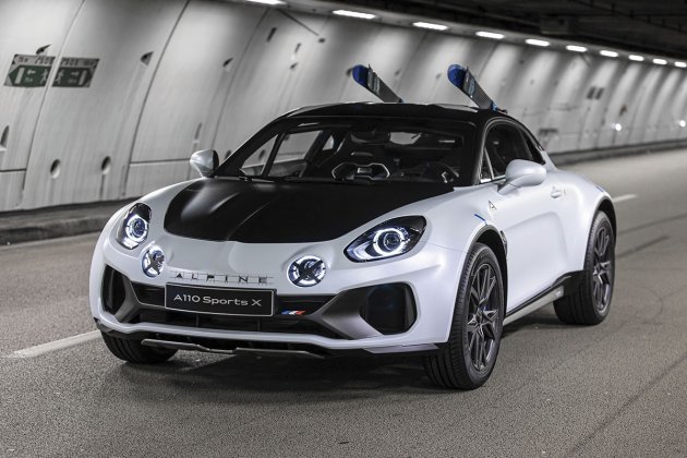 Alpine A110 SportsX concept faite pour la montagne