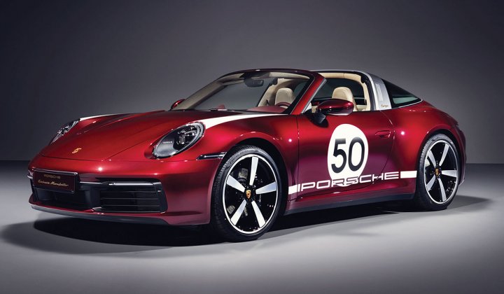 Porsche 911 Targa 4S Heritage Design Edition Première Heritage Design