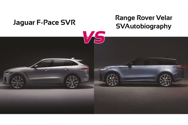 Jaguar F-Pace SVR vs Range Rover Velar SV-Autobiography, Les frères ennemis