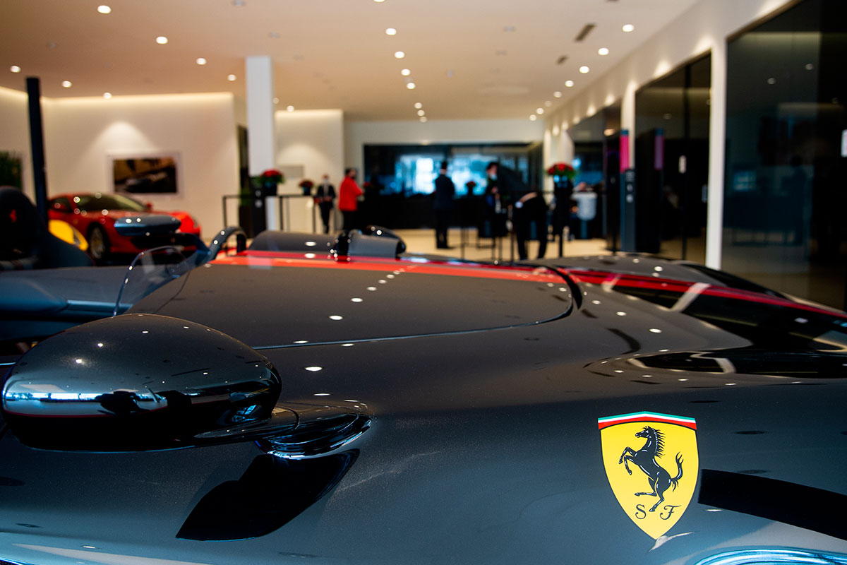 L’exposition Universo Ferrari chez Ferrari Lyon, Gauduel 