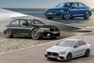 Audi S6 vs. BMW M5 vs. Classe E, le comparatif des berlines allemandes