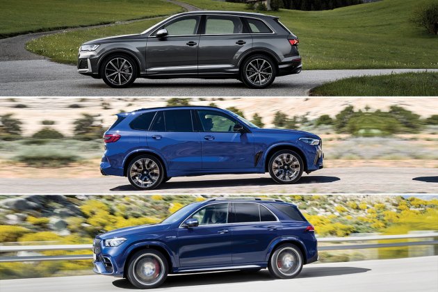 Audi SQ7 vs. BMW X5 vs. Mercedes GLE, le match 2021 des SUV Allemands
