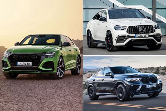 Audi RSQ8 vs. BMW X6 vs. GLE Coupé, le comparatif 2021 des SUVs Coupé