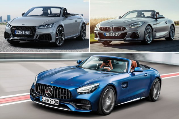Audi TT vs. BMW Z4 vs. AMG-GT Roadster, le Comparatif 2021 des cabriolets allemands