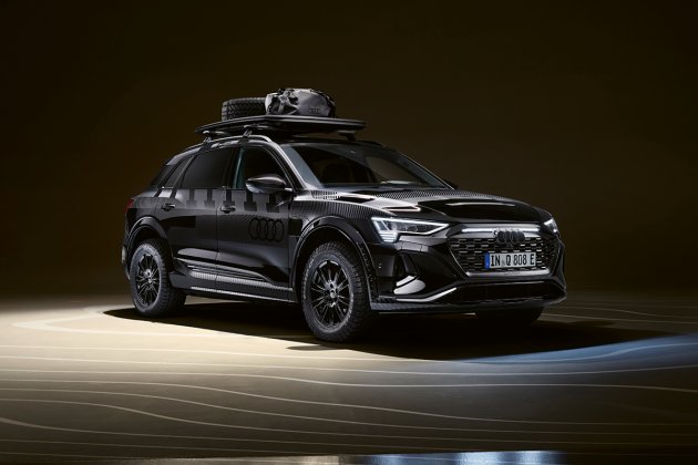 Audi Q8 e-Tron Dakar Edition, Sur les routes du Dakar.