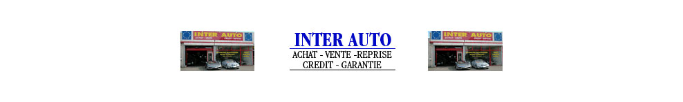 INTER AUTO - Vente de voiture Bouches-du-Rhone